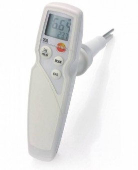 Testo 205 комплект с флаконами для калибровки в алюминиевом кейсе