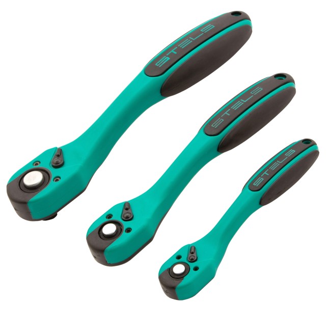 Набор инструментов 1/4", 3/8", 1/2", Cr-V 216 предметов Stels Набор инструментов 1/4", 3/8", 1/2", Cr-V 216 предметов Stels