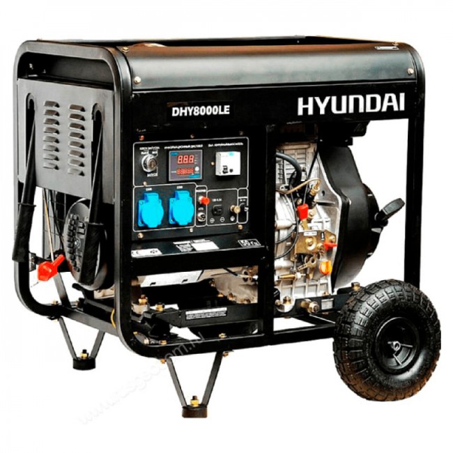 Дизельный генератор Hyundai DHY 8000LE Дизельный генератор Hyundai DHY 8000LE
