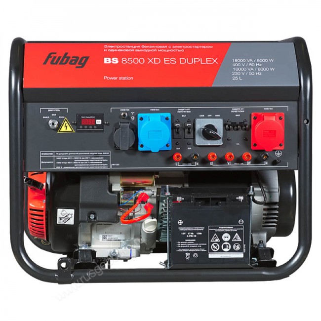Бензиновый генератор FUBAG BS 8500 XD ES DUPLEX Бензиновый генератор FUBAG BS 8500 XD ES DUPLEX