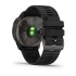 Часы Garmin Fenix 6X Pro Solar титановый серый DLC с черным ремешком