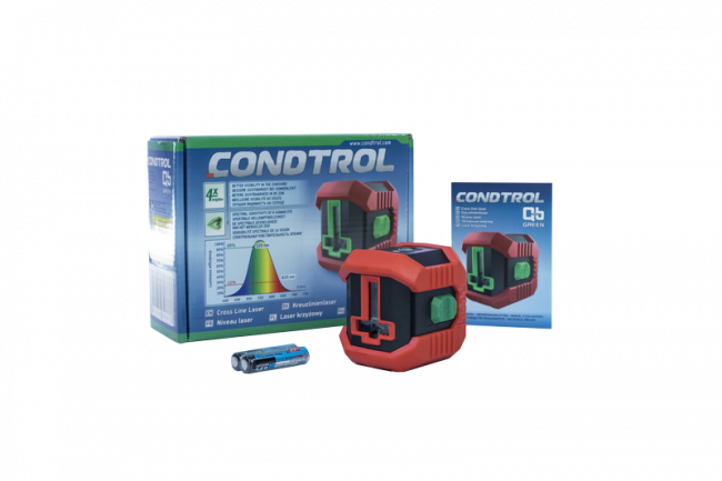 Лазерный уровень Condtrol QB Green с зеленым лучом