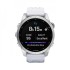 Часы Garmin Fenix 7S серебристый с белым силиконовым ремешком Часы Garmin Fenix 7S серебристый с белым силиконовым ремешком