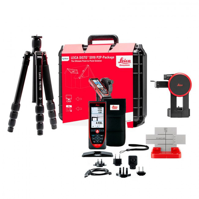 Комплект Leica DISTO S910 NEW со штативом и адаптером
