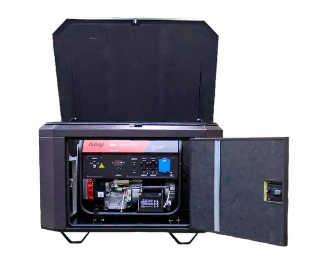 Дизельный генератор AMO ADG 8000EA + кожух для генератора 1200-Optimal (тихий)
