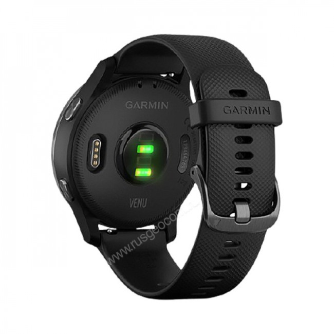 Часы Garmin Venu черные с серым безелем