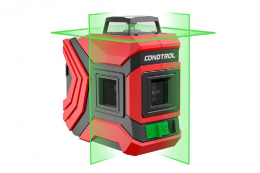 Лазерный уровень Condtrol GFX360 с зеленым лучом
