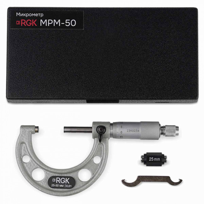 Микрометр RGK MPM-50 Микрометр RGK MPM-50