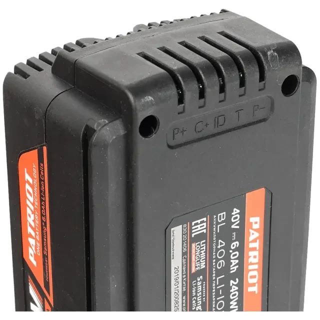 Батарея аккумуляторная Patriot BL 406 (40 В, 6 А*ч)