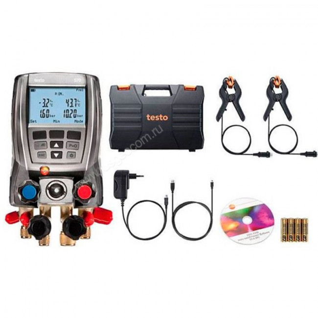 Манометрический коллектор Testo 570-2 Манометрический коллектор Testo 570-2
