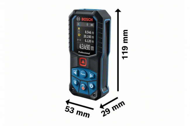 Лазерный дальномер Bosch GLM 50-27 CG Professional (0.601.072.U01) зелёный